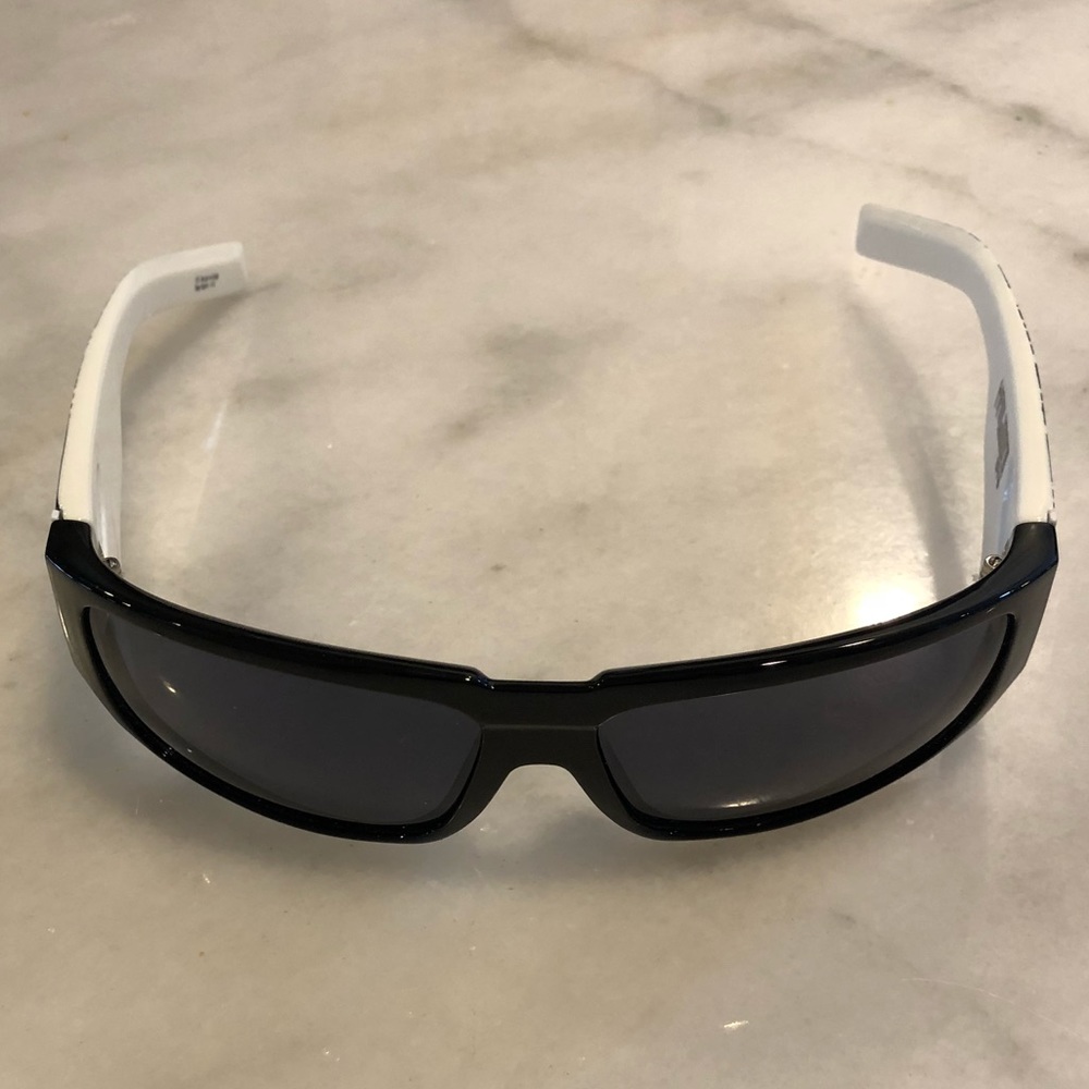 SPY Hailwood Men’s Black White Crazy Sunglasses